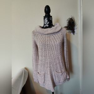 Guinevere Light Pink Turtle Neck Sweater (Small) 🩷🧣❄️🩷